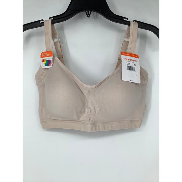 Warners L Easy Does It Underarm Smoothing Seamless Wireless Comfort Bra H15-18 - Picture 3 of 8